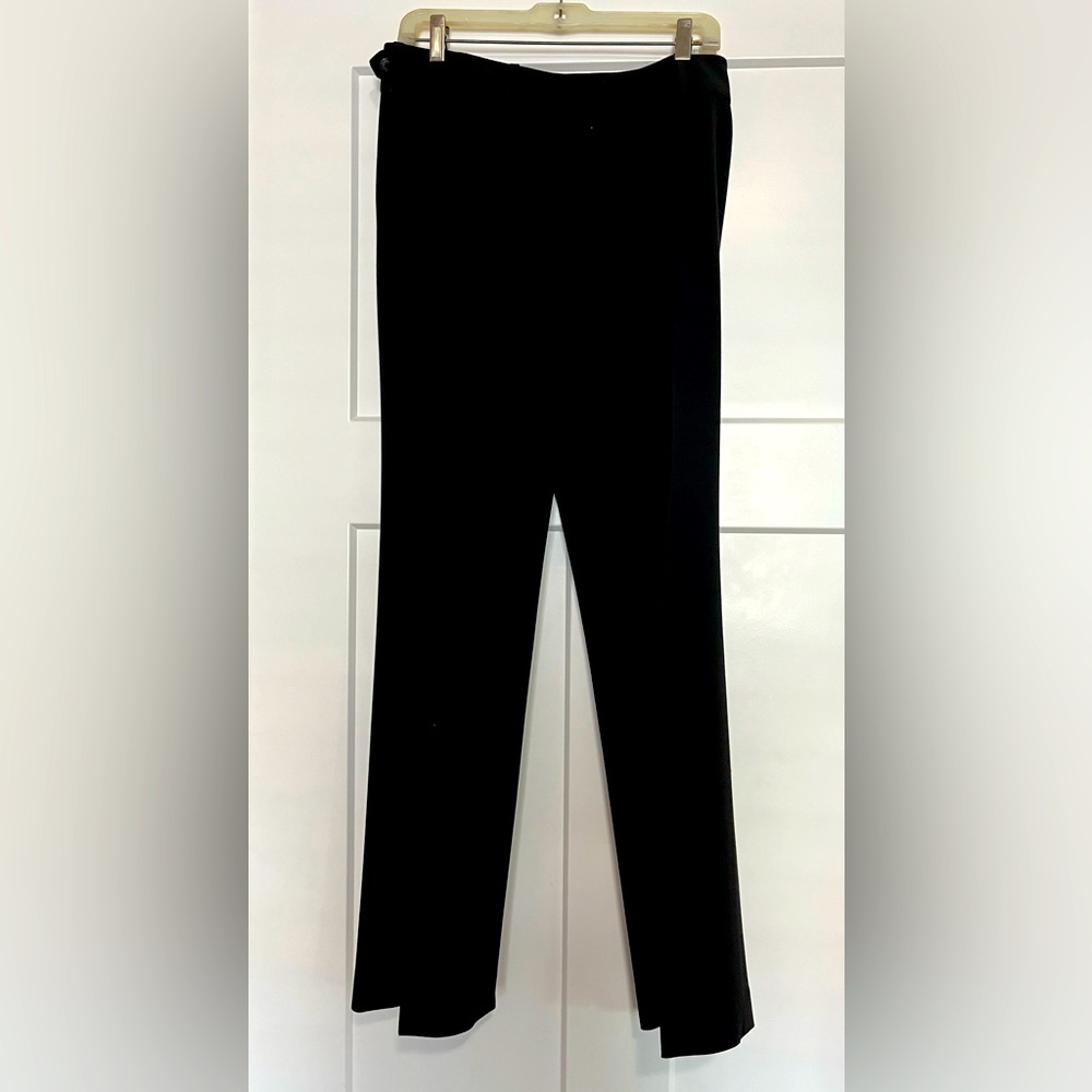 Wool blend black dress pants size 2 fits a 4